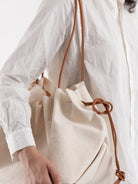 Amiacalva Scarecrow Medium Tote in White - AMIACALVA at Worthwhile - shop BAG
