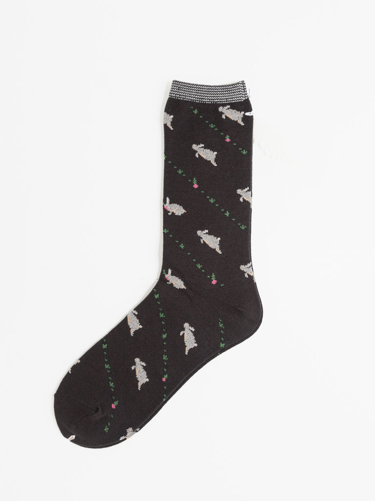 Antipast Bunny Socks, Black - Worthwhile