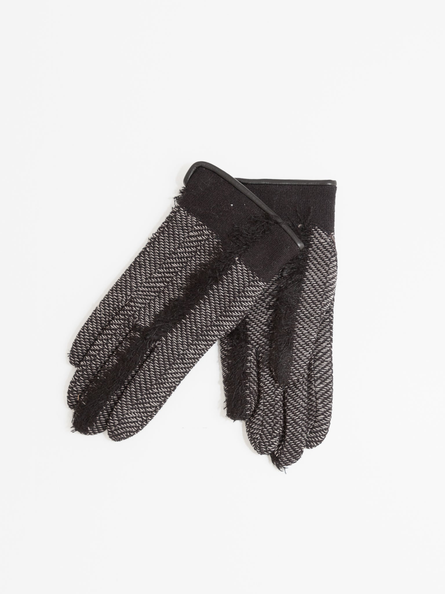 Antipast Fringe Cashmere Gloves Black Worthwhile Inc