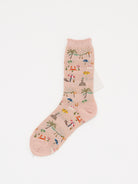 Antipast Summer Beach Socks in Pink - ANTIPAST at Worthwhile - shop SOCK