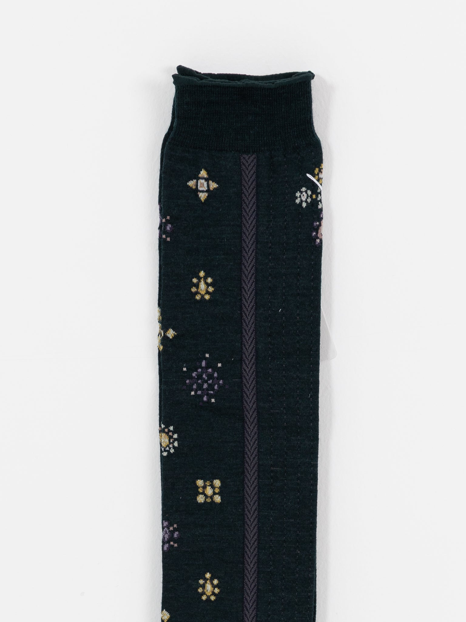 Antipast Like Jewelry High Socks in Dark Green - Worthwhile