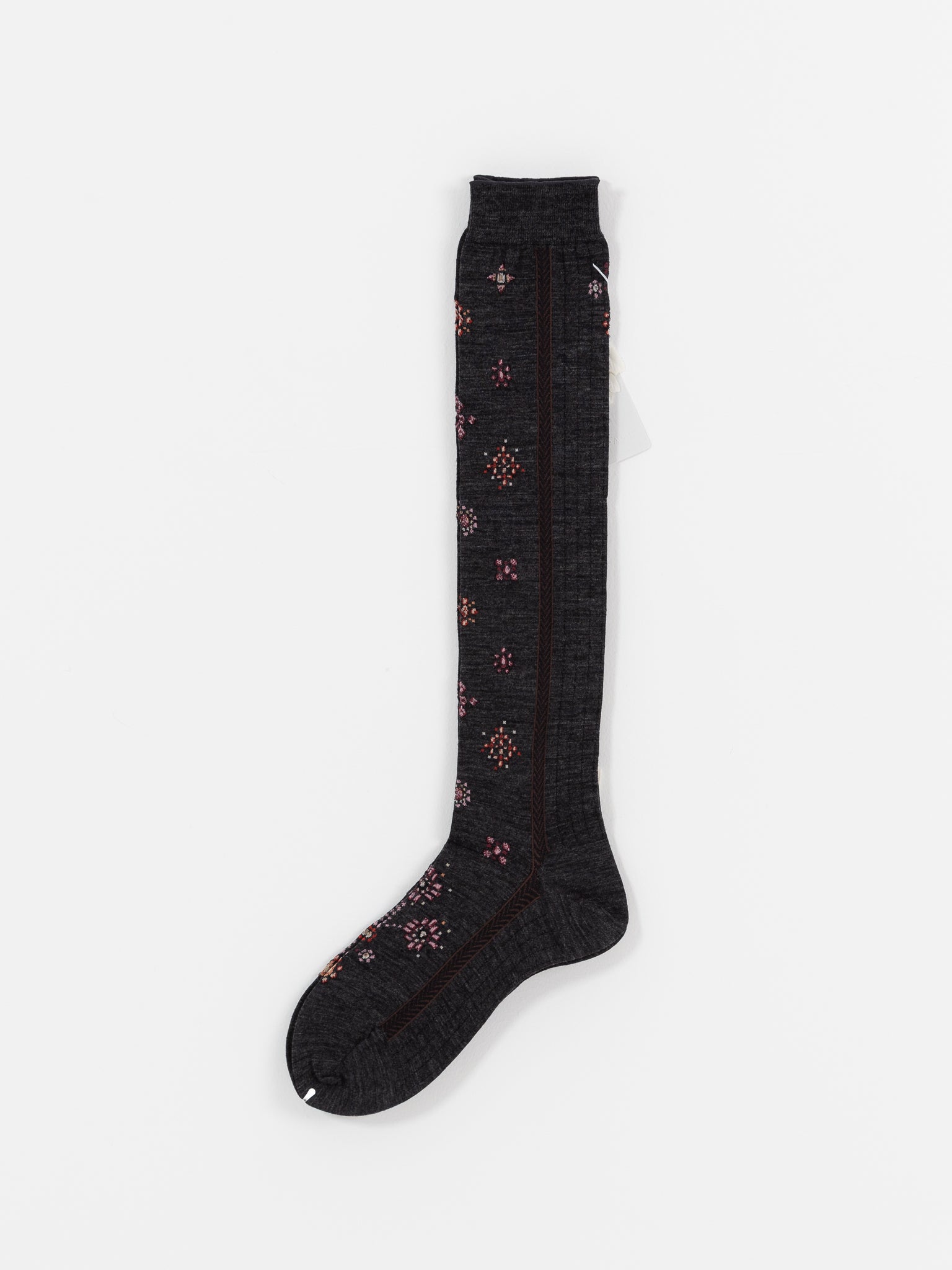 Antipast Like Jewelry High Socks in Charcoal - Worthwhile
