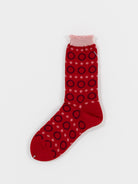 Antipast Ring Ring Ring Socks in Red - ANTIPAST at Worthwhile