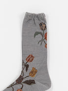 Antipast Tulip Bouquet Socks in Grey - ANTIPAST at Worthwhile