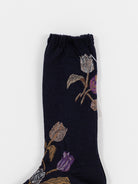 Antipast Tulip Bouquet Socks in Navy - ANTIPAST at Worthwhile