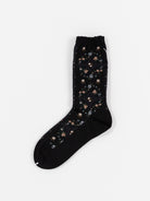 Antipast Rose Wall Socks in Black - ANTIPAST at Worthwhile