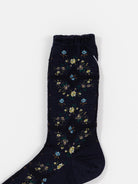 Antipast Rose Wall Socks in Navy - ANTIPAST at Worthwhile