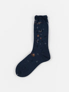 Antipast Wind and Acorn Tree Socks in Navy - ANTIPAST at Worthwhile