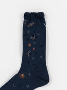 Antipast Wind and Acorn Tree Socks in Navy - ANTIPAST at Worthwhile