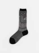 Antipast City Scape Socks in Black - ANTIPAST at Worthwhile