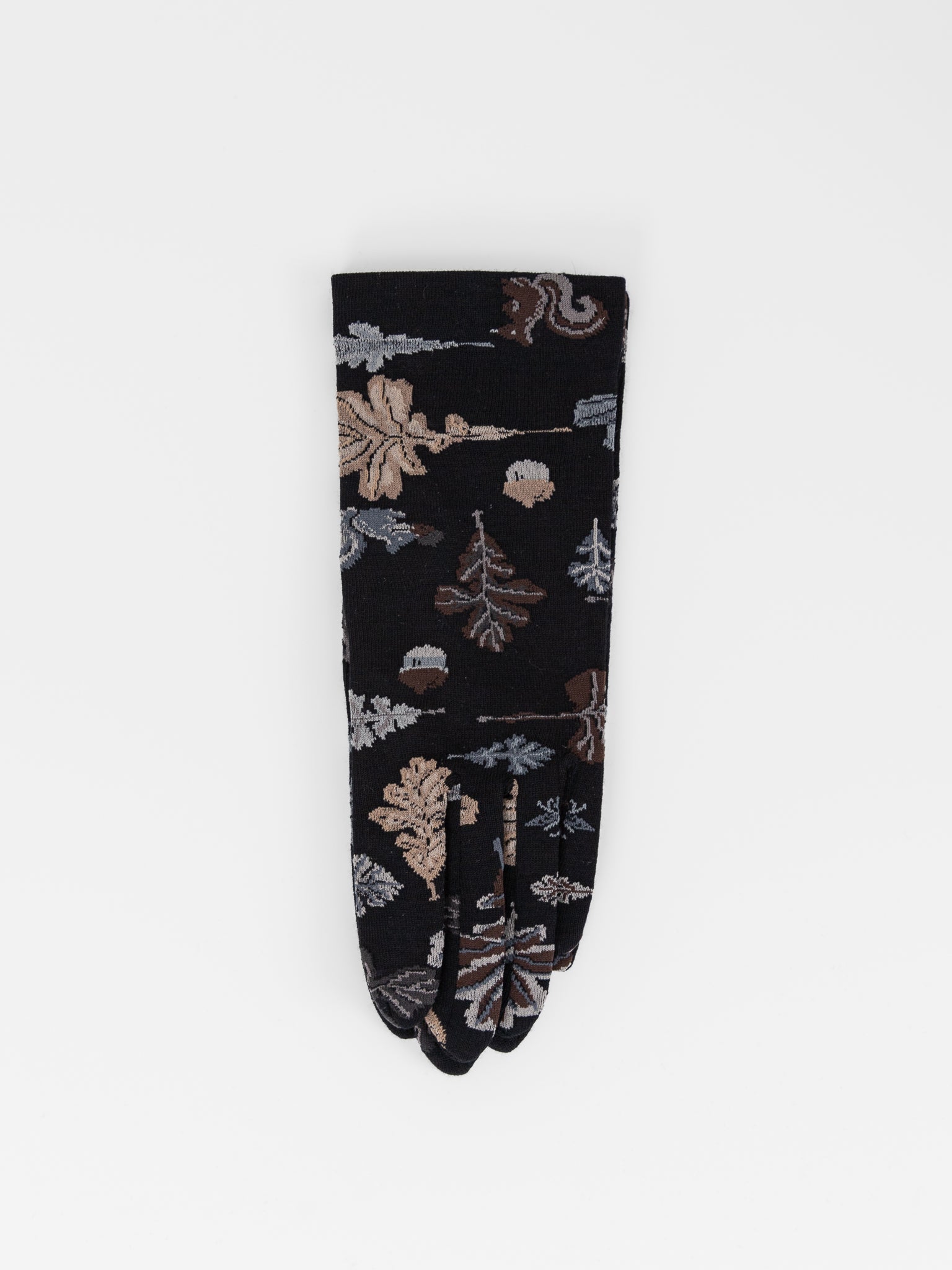 Antipast Autumn Park Sock Knit Gloves in Black - ANTIPAST at Worthwhile - shop GLOVES