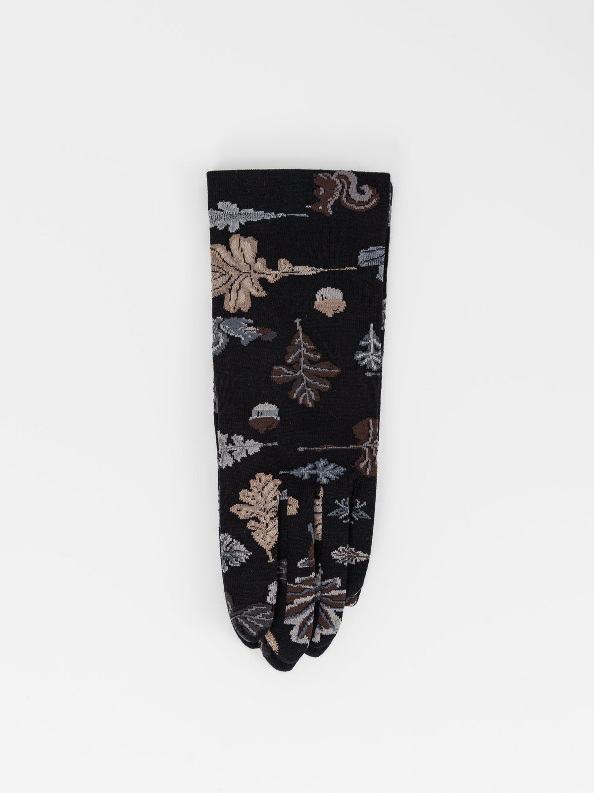 Antipast Autumn Park Sock Knit Gloves in Black - ANTIPAST at Worthwhile - shop GLOVES