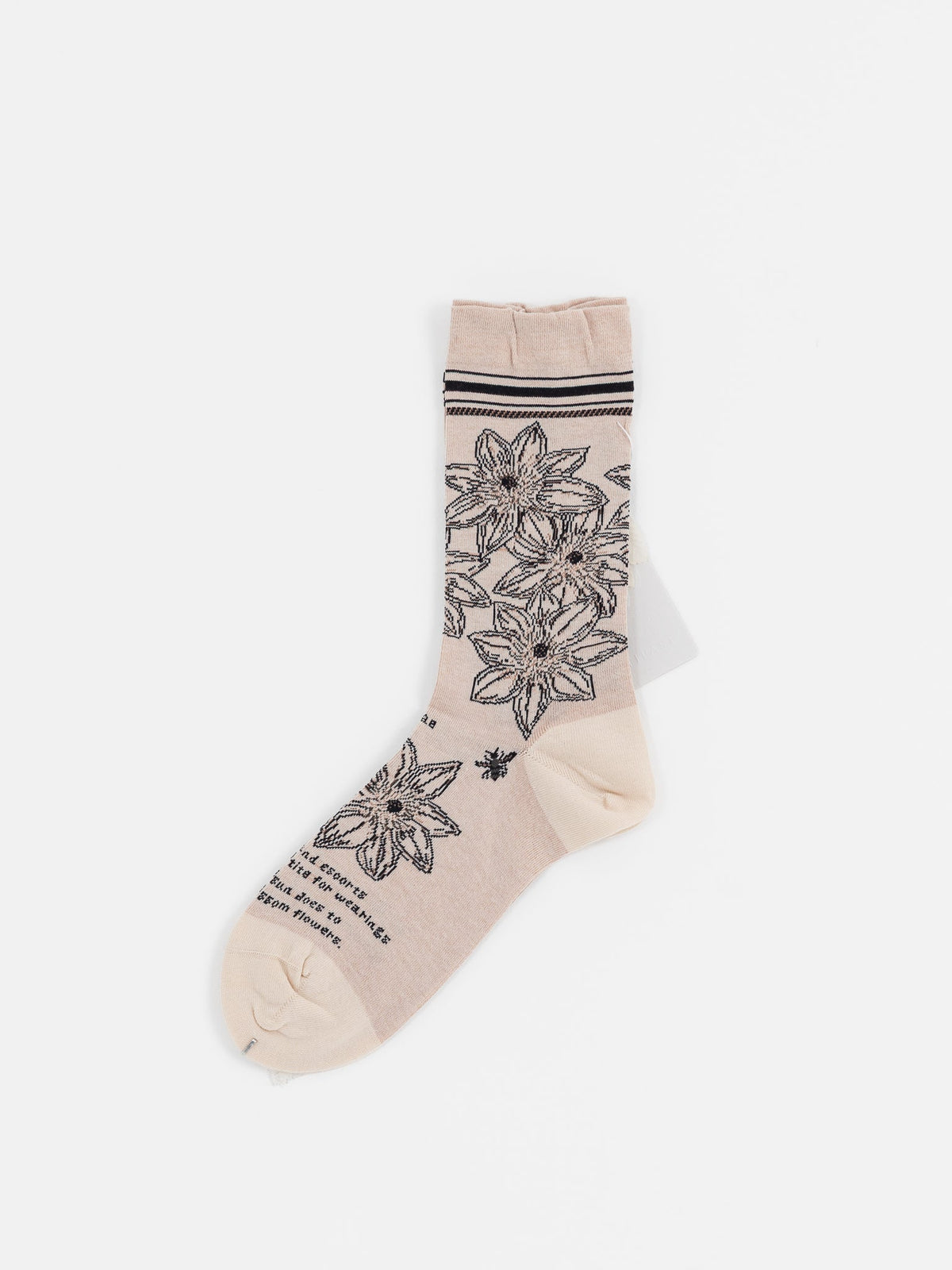 Antipast Botanical IV Socks in Ivory - ANTIPAST at Worthwhile - shop SOCK