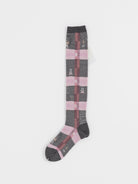 Antipast Darning Check High Socks in Grey - ANTIPAST at Worthwhile - shop SOCK