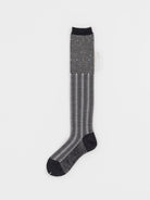 Antipast Herringbone High Socks in Grey - ANTIPAST at Worthwhile - shop SOCK