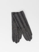 Antipast Herringbone Sock Knit Gloves in Black - ANTIPAST at Worthwhile - shop GLOVES