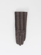 Antipast Herringbone Sock Knit Gloves in Brown - ANTIPAST at Worthwhile - shop GLOVES