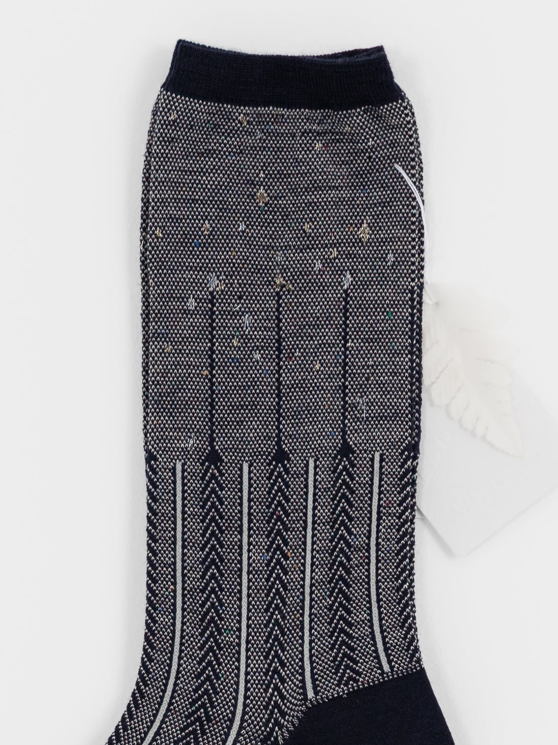 Antipast Herringbone Socks in Navy - ANTIPAST at Worthwhile - shop SOCK