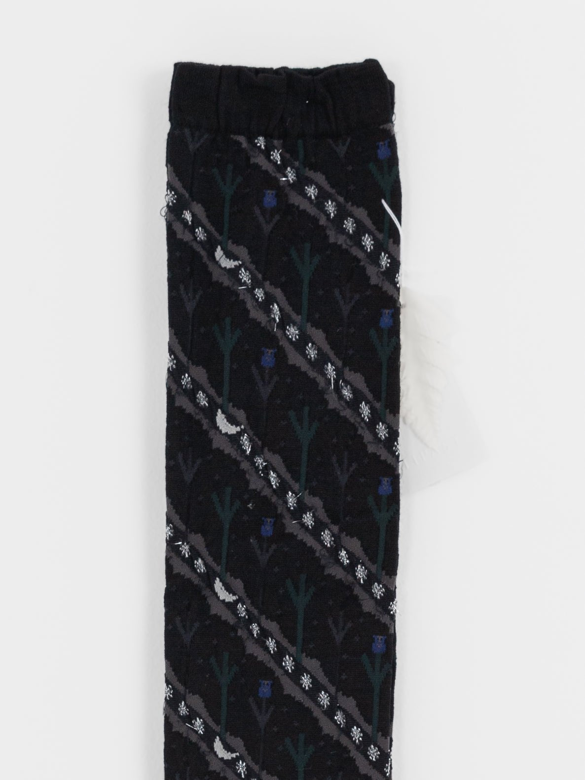 Antipast Owl House High Socks in Black - ANTIPAST at Worthwhile - shop SOCK