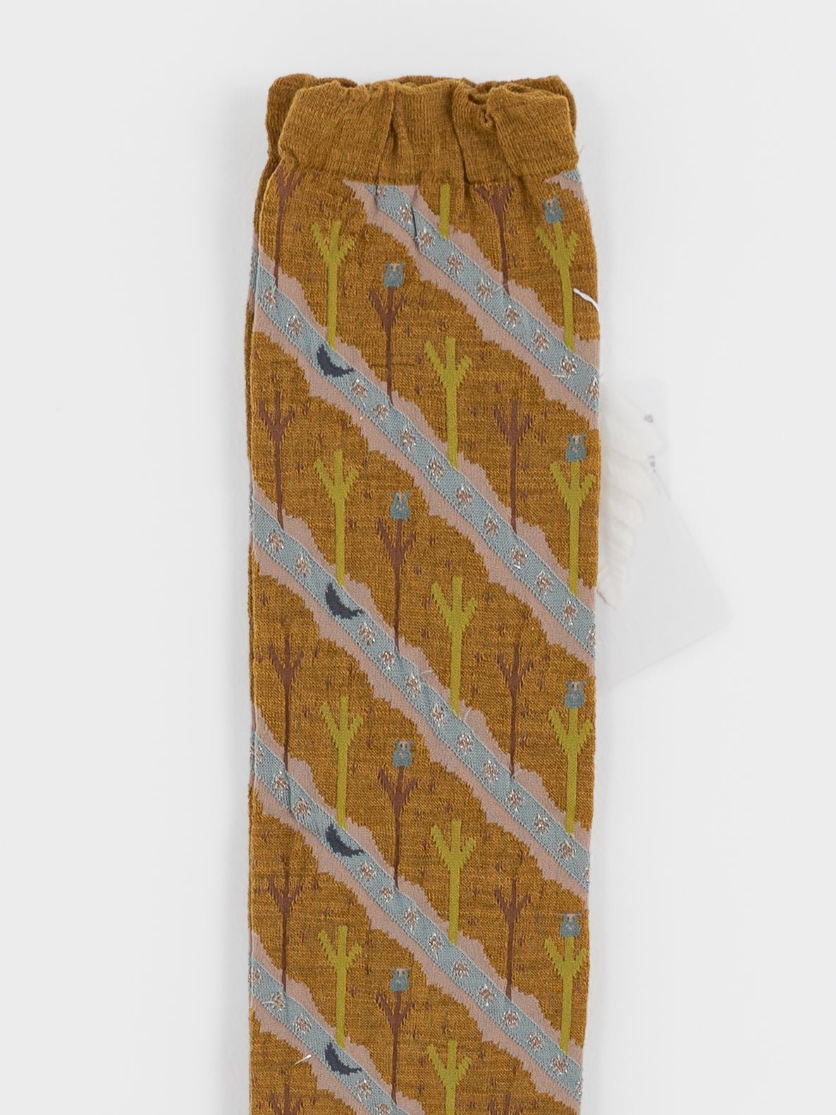 Antipast Owl House High Socks in Mustard - ANTIPAST at Worthwhile - shop SOCK