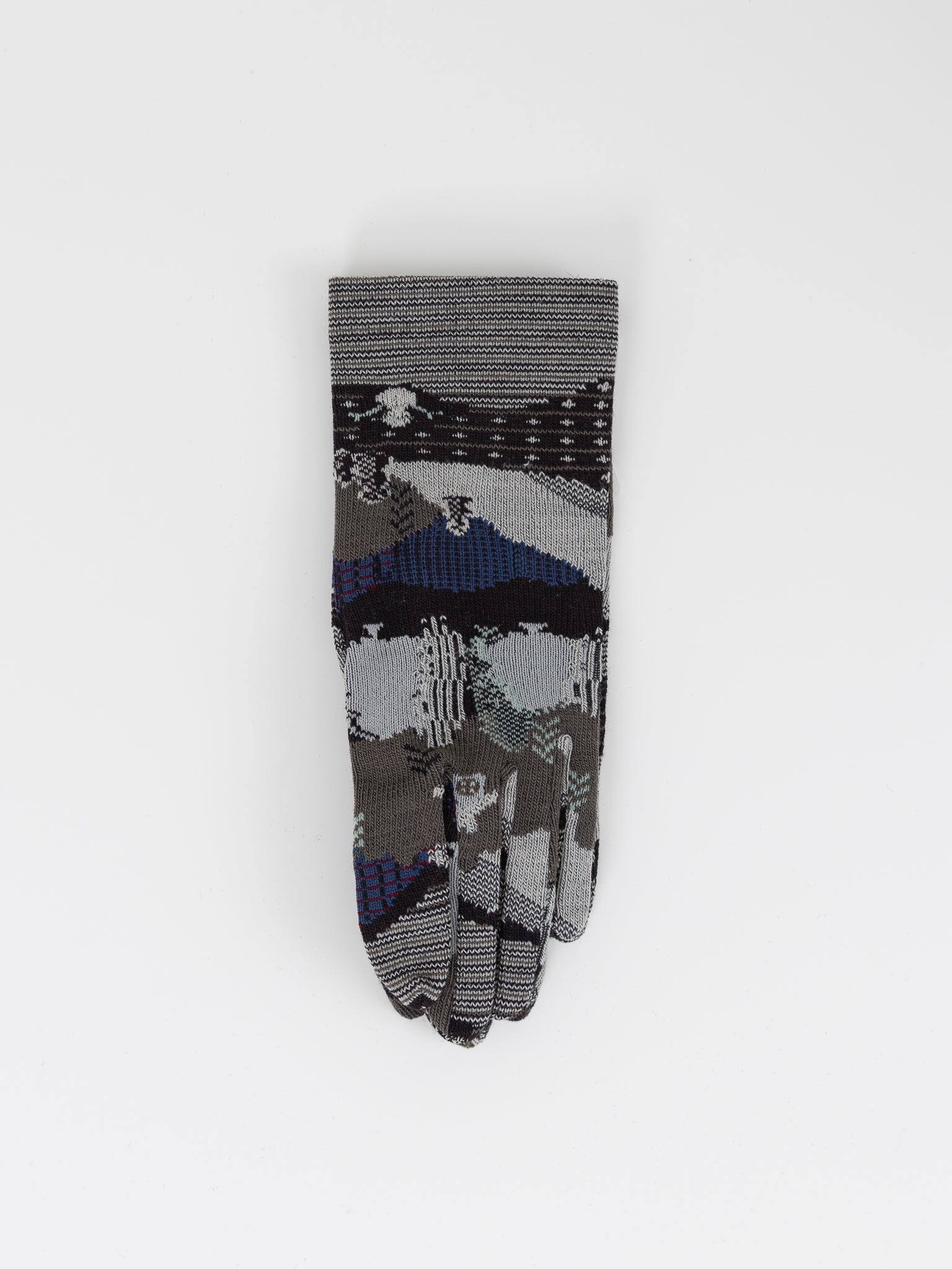 Antipast Snowy Winter Sock Knit Gloves in Black - ANTIPAST at Worthwhile - shop GLOVES