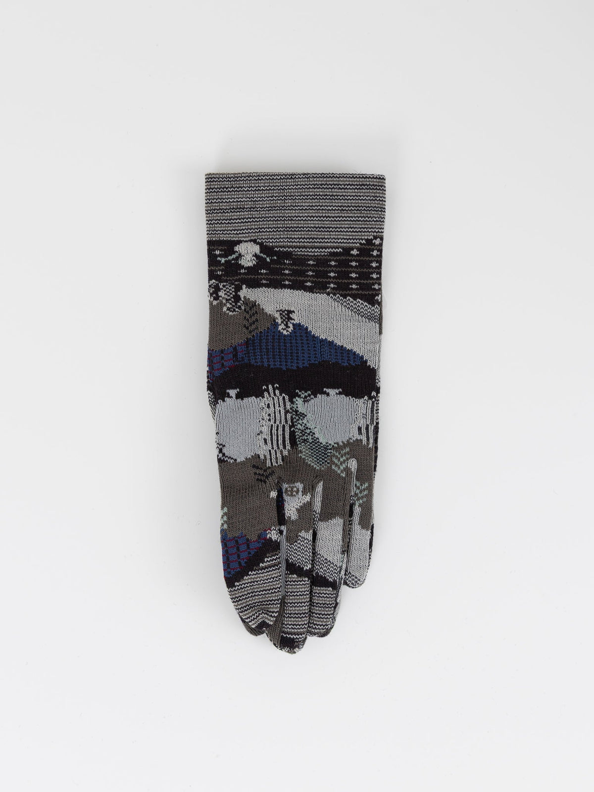 Antipast Snowy Winter Sock Knit Gloves in Black - ANTIPAST at Worthwhile - shop GLOVES