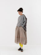 AODRESS Speciman Tunic No. 19 in Mono Thin Stripe - AODRESS at Worthwhile - shop TUNIC