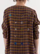 AODRESS Speciman Tunic No. 19 in Lapis Thin Stripe - AODRESS at Worthwhile - shop TUNIC