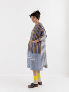 AODRESS Jamdani Dress No. 20 in Mota Crescent Moon - AODRESS at Worthwhile - shop DRESS