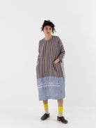 AODRESS Jamdani Dress No. 20 in Mota Crescent Moon - AODRESS at Worthwhile - shop DRESS