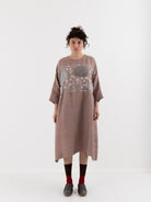 AODRESS Northan Sun Flowers Dress No. 17 in Raat Sunrise - AODRESS at Worthwhile - shop DRESS