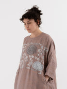 AODRESS Northan Sun Flowers Dress No. 17 in Raat Sunrise - AODRESS at Worthwhile - shop DRESS