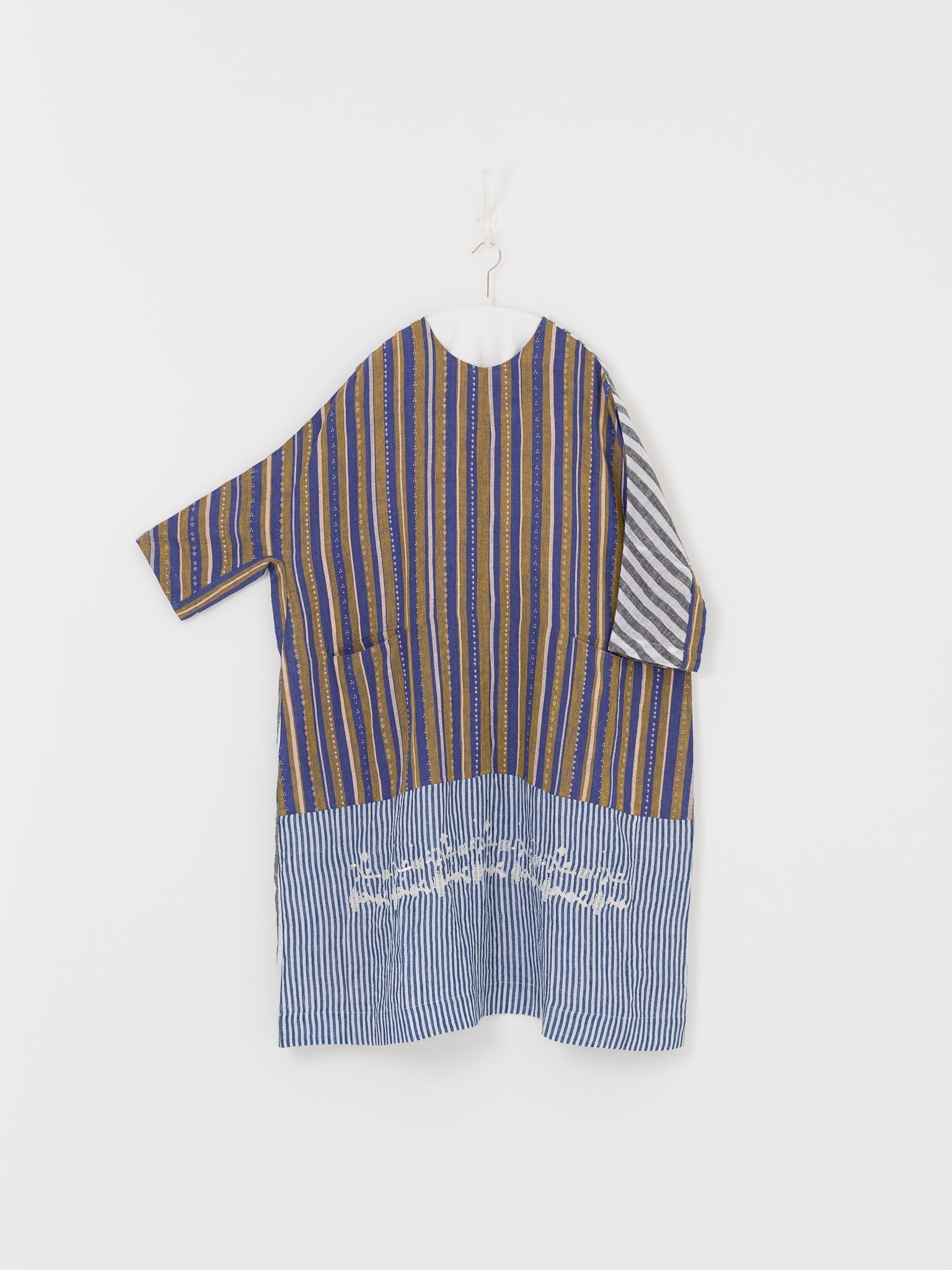 AODRESS Jamdani Dress No. 20 in Mota Crescent Moon - AODRESS at Worthwhile - shop DRESS