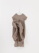 AODRESS Gather Garden Dress No. 61 in Mocha Check - AODRESS at Worthwhile - shop DRESS