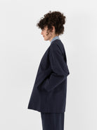Arts & Science New Granny Short Coat in Navy - ARTS & SCIENCE at Worthwhile - shop COAT