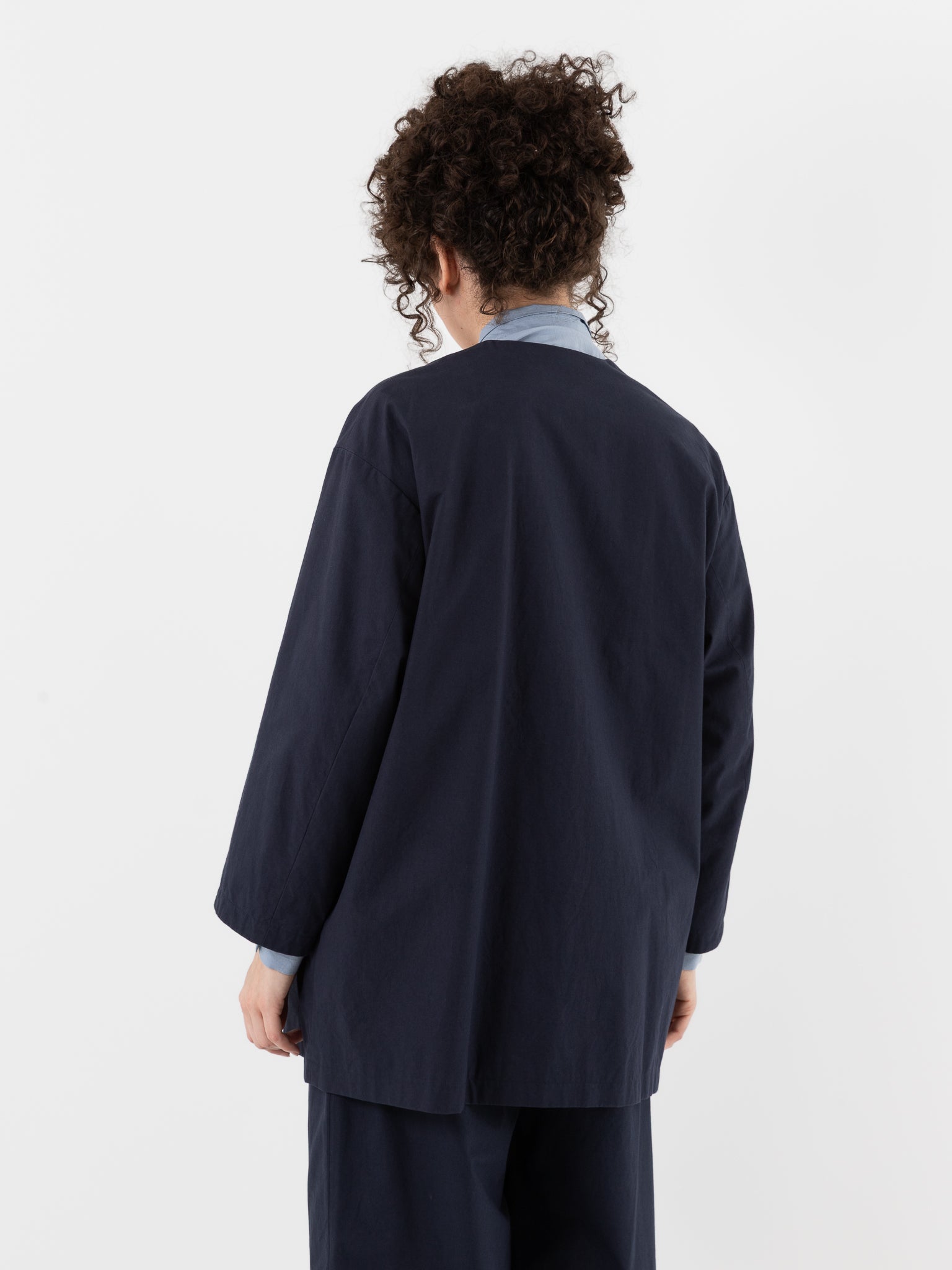 Arts & Science New Granny Short Coat in Navy - ARTS & SCIENCE at Worthwhile - shop COAT
