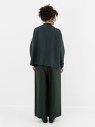 Arts & Science Granny Line Box Shirt in Dark Forest Green - ARTS & SCIENCE at Worthwhile - shop TOP