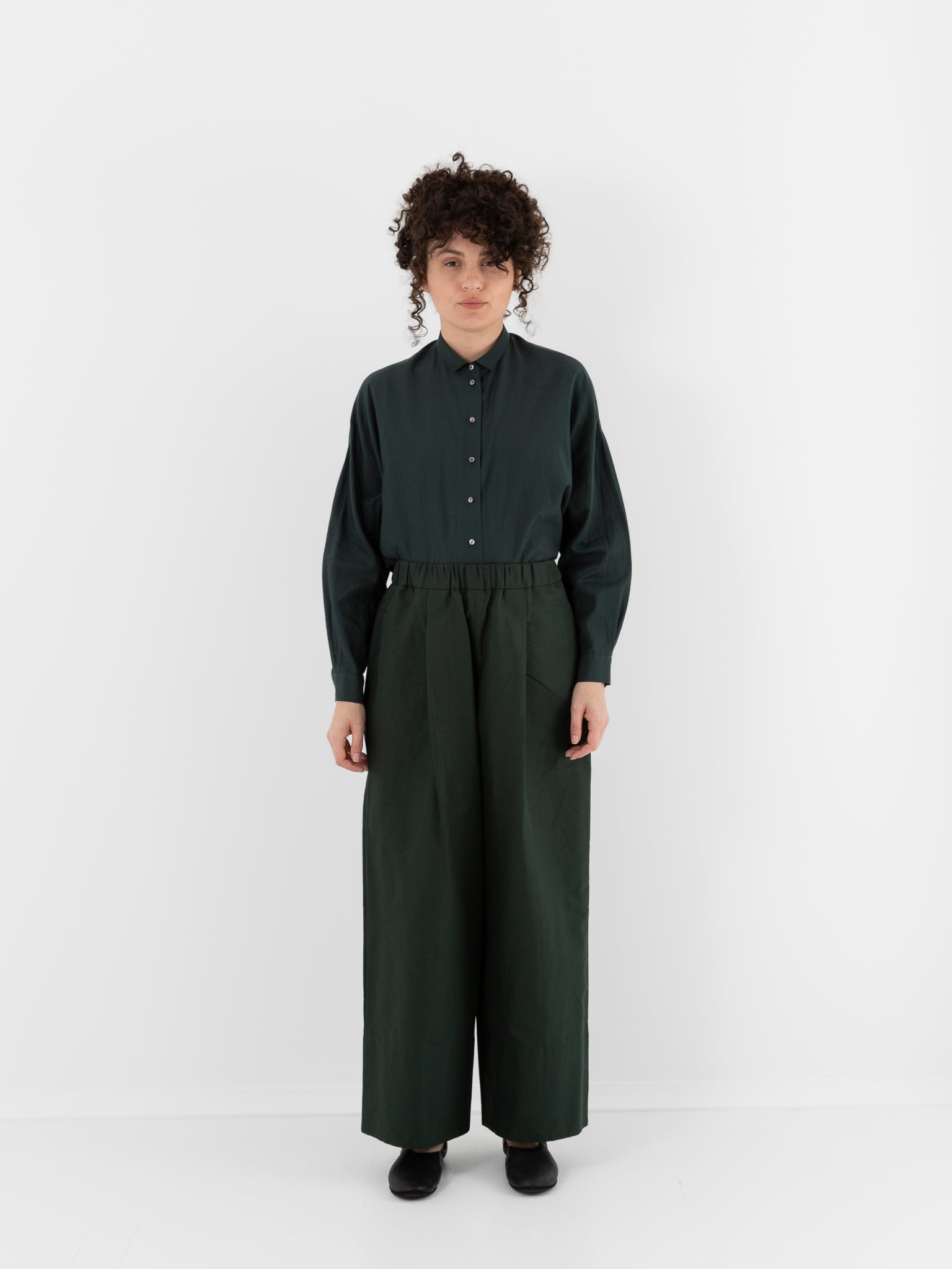 Arts & Science Pajama Long Pants in Dark Forest Green - ARTS & SCIENCE at Worthwhile - shop PANT