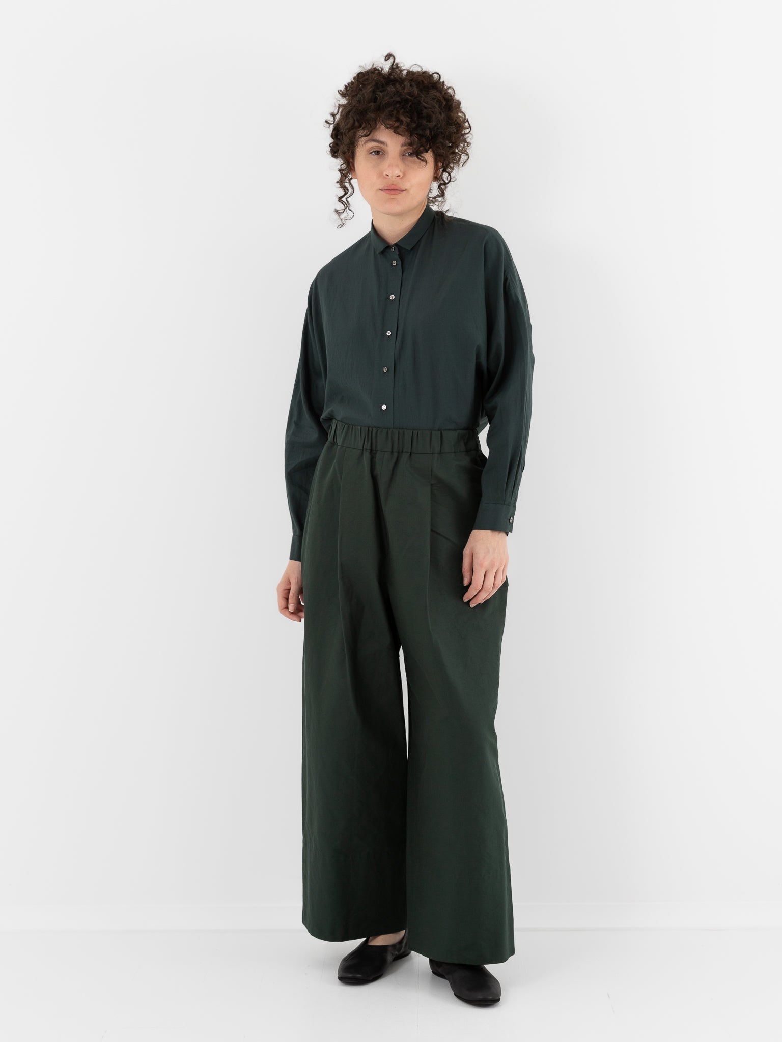 Arts & Science Pajama Long Pants in Dark Forest Green - ARTS & SCIENCE at Worthwhile - shop PANT