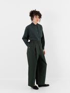 Arts & Science Pajama Long Pants in Dark Forest Green - ARTS & SCIENCE at Worthwhile - shop PANT