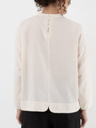 Arts & Science Bulky Slip - On Blouse in Ivory - ARTS & SCIENCE at Worthwhile - shop TOP