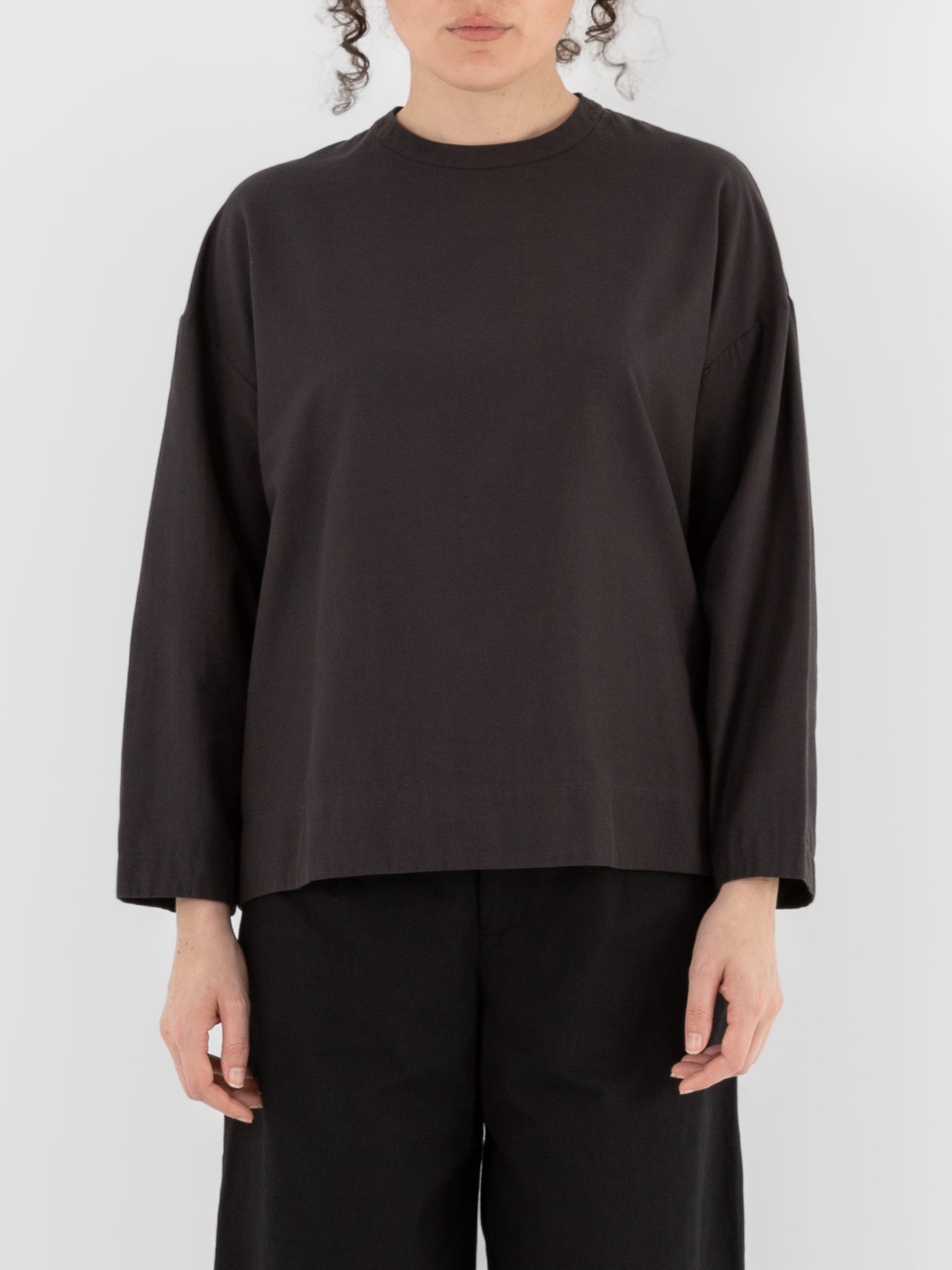 Arts & Science Bulky Slip - On Blouse in Vintage Black - ARTS & SCIENCE at Worthwhile - shop TOP