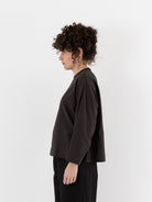 Arts & Science Bulky Slip - On Blouse in Vintage Black - ARTS & SCIENCE at Worthwhile - shop TOP
