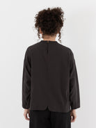 Arts & Science Bulky Slip - On Blouse in Vintage Black - ARTS & SCIENCE at Worthwhile - shop TOP