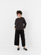 Arts & Science Bulky Slip - On Blouse in Vintage Black - ARTS & SCIENCE at Worthwhile - shop TOP