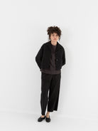 Arts & Science Big Collar Short Jacket in Black - ARTS & SCIENCE at Worthwhile - shop JACKET