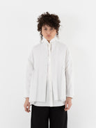 Arts & Science Side Gather Blouse in Vintage White - ARTS & SCIENCE at Worthwhile - shop TOP
