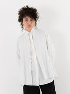 Arts & Science Side Gather Blouse in Vintage White - ARTS & SCIENCE at Worthwhile - shop TOP