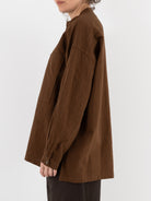 Arts & Science Lartigue Pullover Shirt in Light Brown - ARTS & SCIENCE at Worthwhile - shop TOP