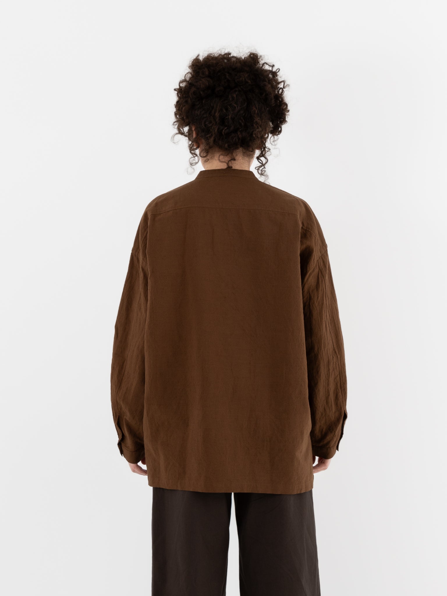 Arts & Science Lartigue Pullover Shirt in Light Brown - ARTS & SCIENCE at Worthwhile - shop TOP